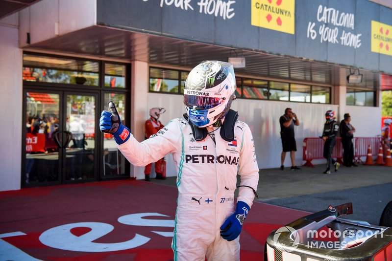Valtteri Bottas, Mercedes AMG F1 celebra en Parc Ferme