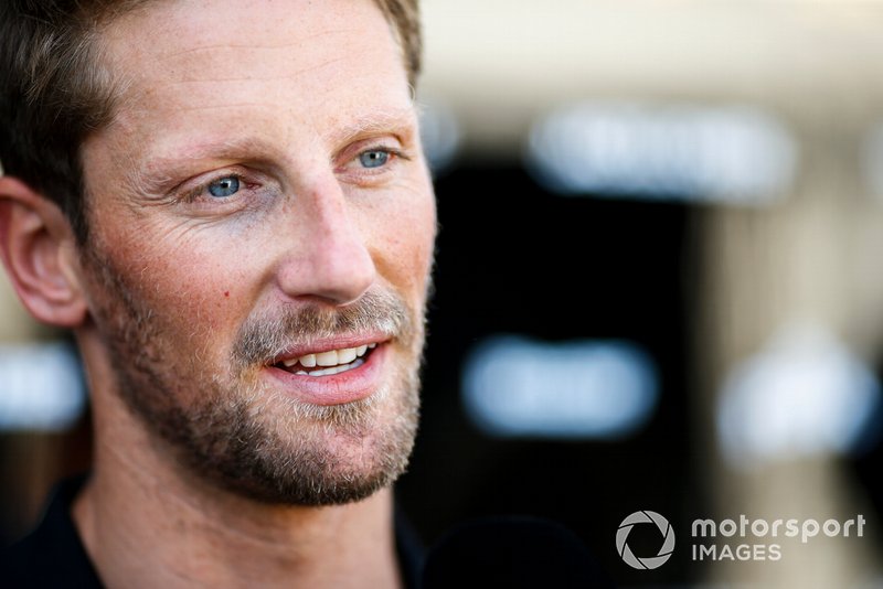 Romain Grosjean, Haas F1, parle à la presse