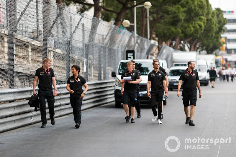 Ознакомление с трассой: Ромен Грожан, Haas F1 Team