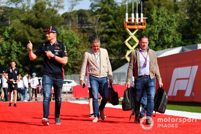 Max Verstappen, Red Bull Racing and Jos Verstappen
