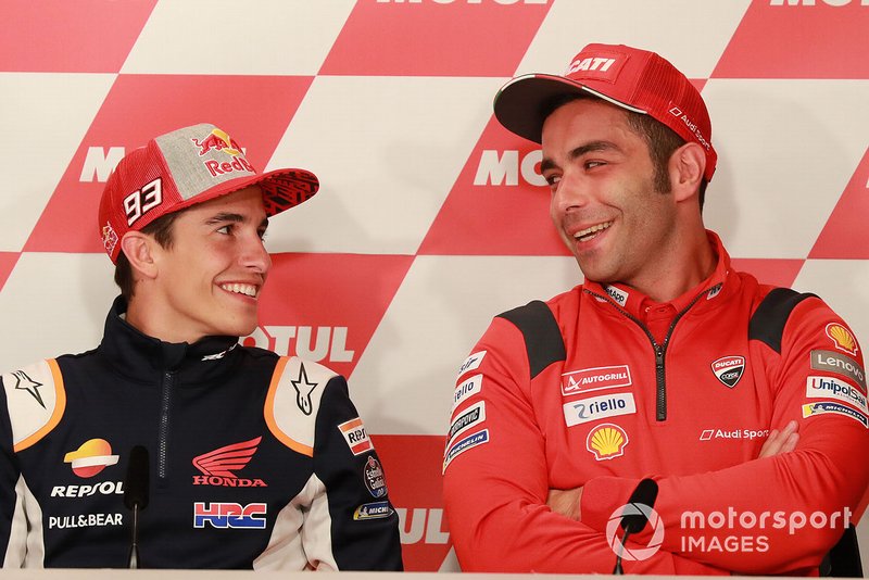 Marc Marquez, Repsol Honda Team, Danilo Petrucci, Ducati Team