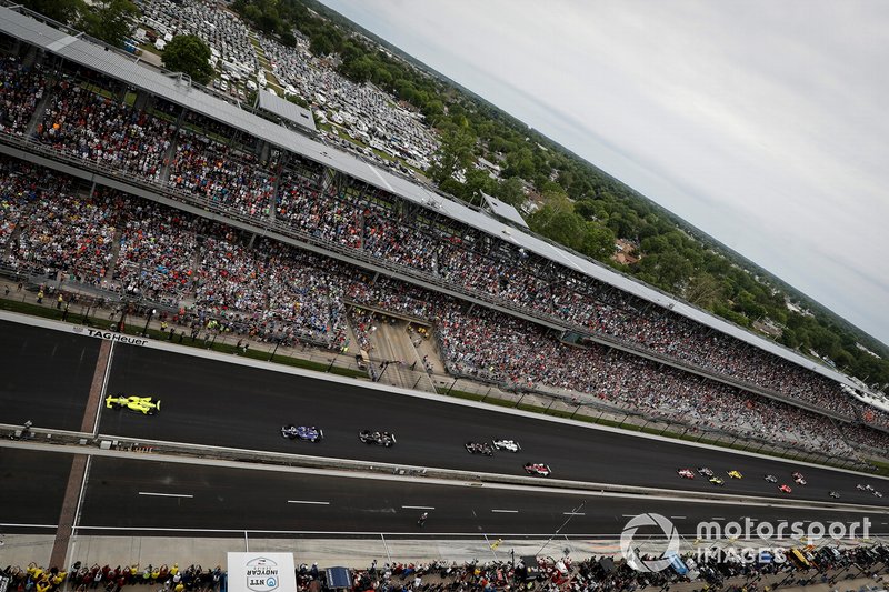 Simon Pagenaud, Team Penske Chevrolet leidt