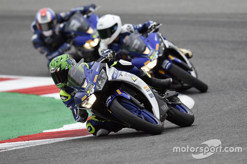 Faeroz beraksi di Misano dengan motor YZF-R3
