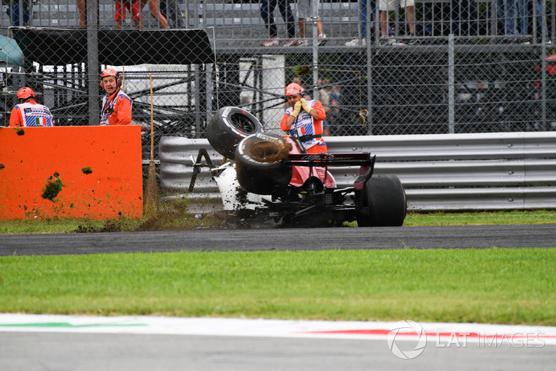 El accidente de Marcus Ericsson, Sauber C37