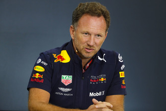 Christian Horner, directeur, Red Bull Racing, en conférence de presse