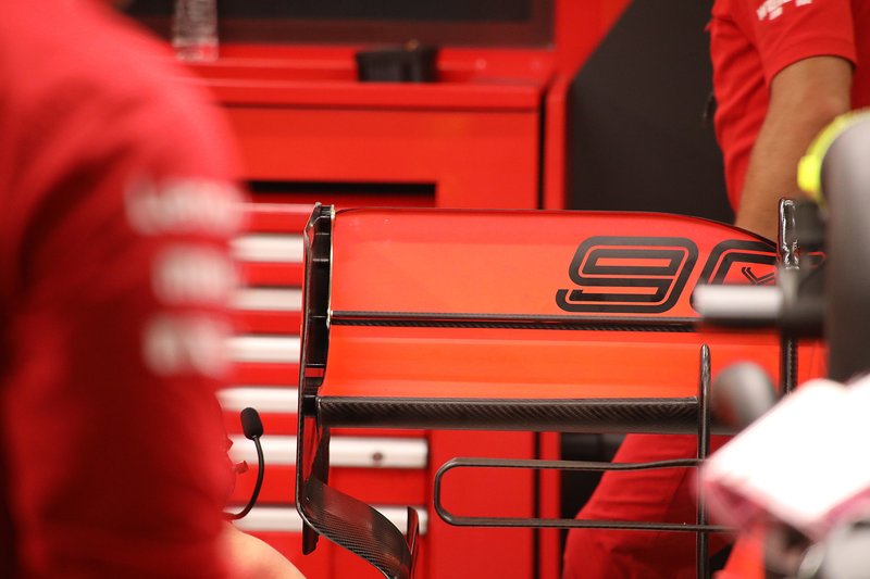 Ferrari SF90, dettaglio dell'ala posteriore