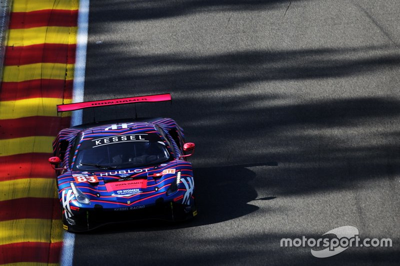 #83 Kessel Racing Ferrari F488 GTE: Manuela Gostner, Rahel Frey, Michelle Gatting