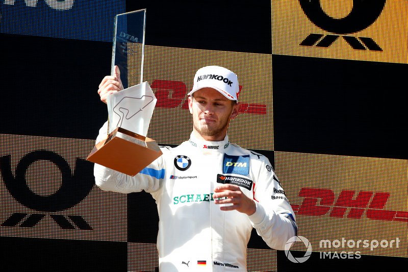 Podio: terzo classificato Marco Wittmann, BMW Team RMG