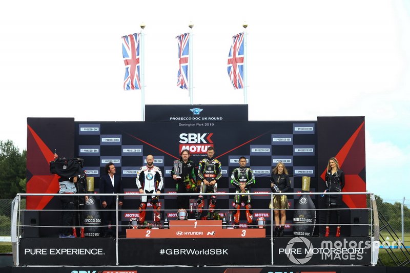 Tom Sykes, BMW Motorrad WorldSBK Team, Johnathan Jonathan Rea, Kawasaki Racing Team, Leon Haslam, Kawasaki Racing Team