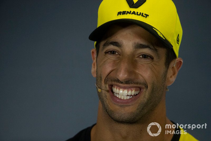 Daniel Ricciardo, Renault F1 Team In the Press Conference