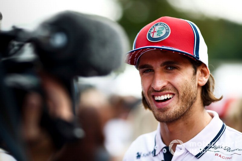 Antonio Giovinazzi, Alfa Romeo Racing parla con i media