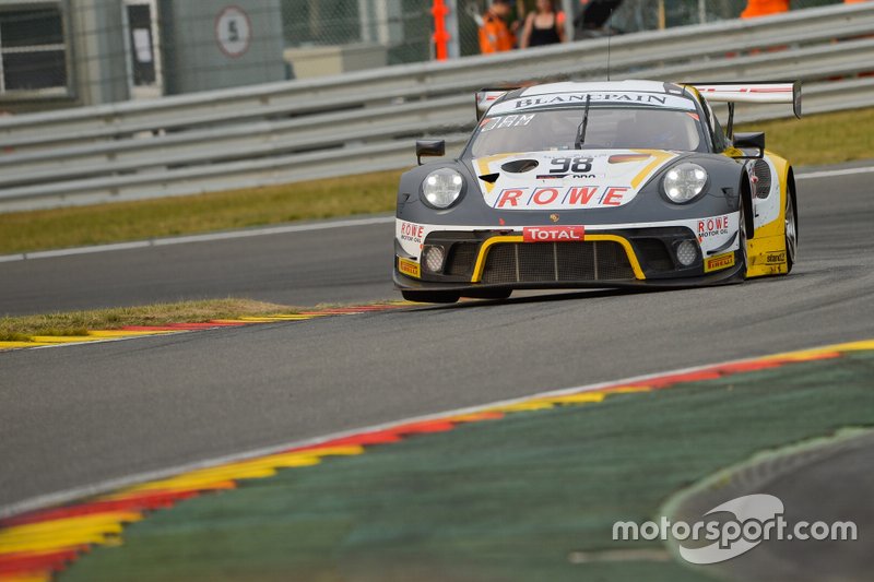 #98 ROWE Racing Porsche 911 GT3 R: Sven Müller, Romain Dumas, Mathieu Jaminet