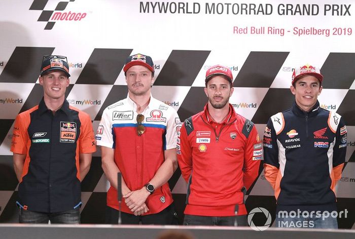 Pol Espargaro, Red Bull KTM Factory Racing, Jack Miller, Pramac Racing, Andrea Dovizioso, Ducati Team, Marc Marquez, Repsol Honda Team