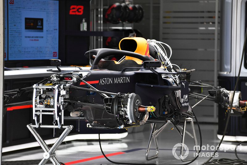 Suspensión delantera del Red Bull Racing RB15