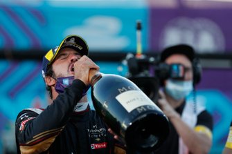 Antonio Felix da Costa, DS Techeetah celebrates his win
