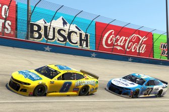 Dale Earnhardt Jr. and Ryan Preece
