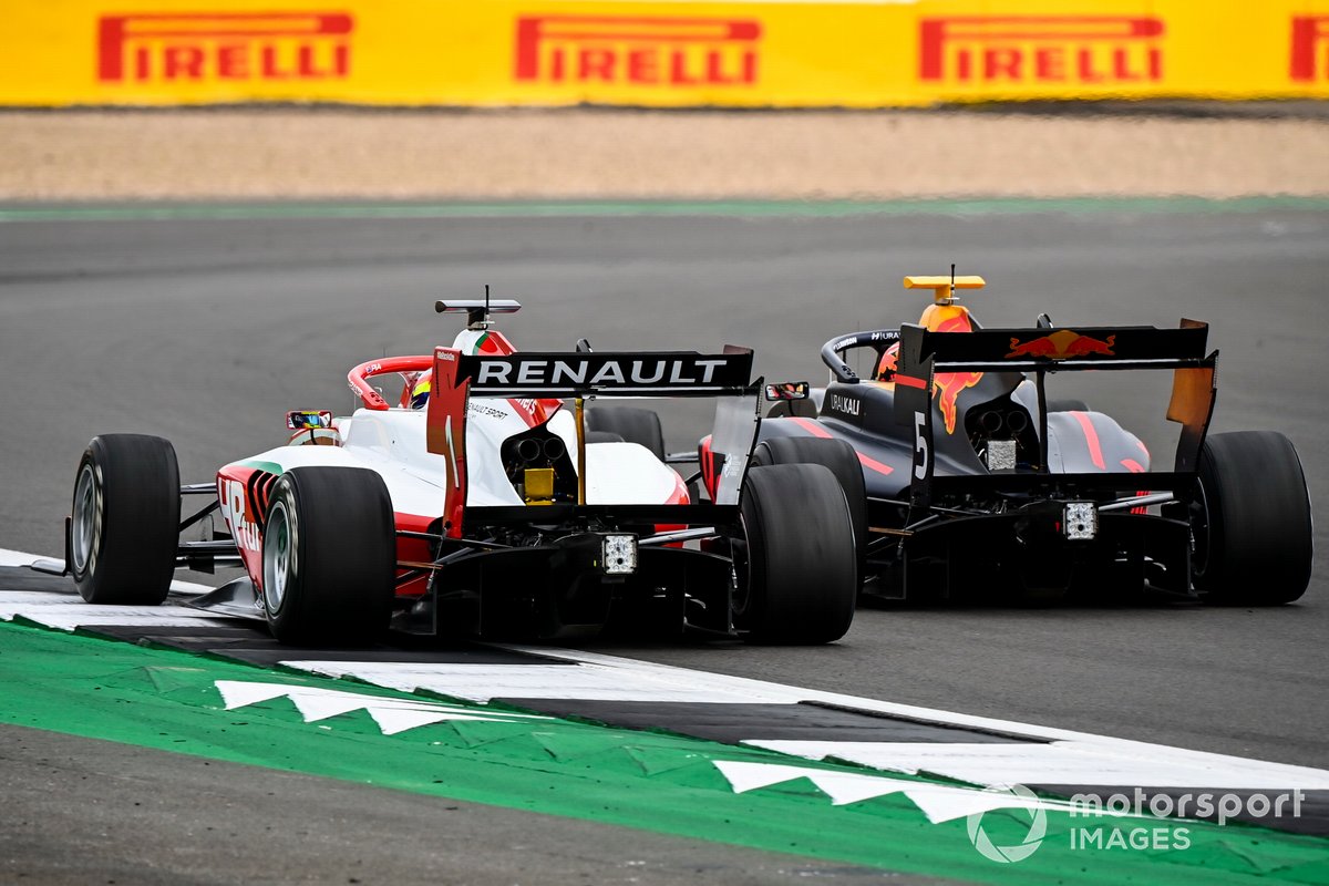 Oscar Piastri, Prema Racing and Liam Lawson, Hitech Grand Prix