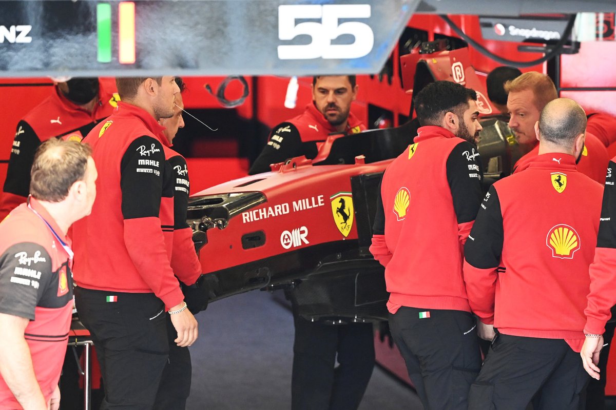 Detalle del Ferrari F1-75