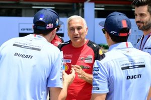 Alex Márquez, Gresini Racing, Marc Márquez, Gresini Racing, Davide Tardozzi, Team manager Ducati Team