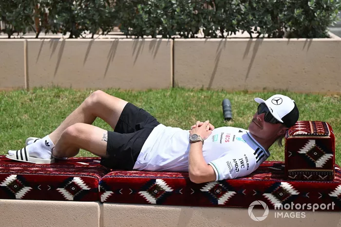 Valtteri Bottas, Mercedes Padokta dinleniyor