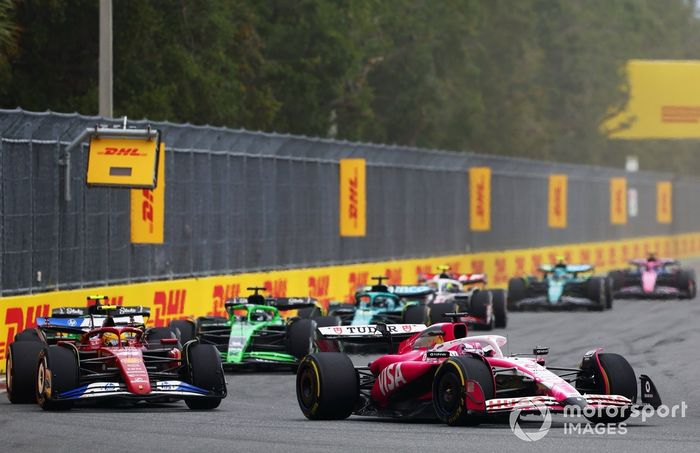 Lewis Hamilton, Ferrari, Isack Hadjar, Racing Bulls Team, Gabriel Bortoleto, Sauber