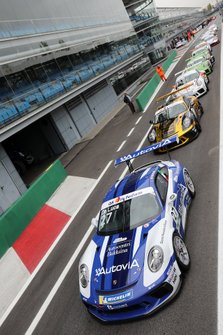 Porsche in pit lane
