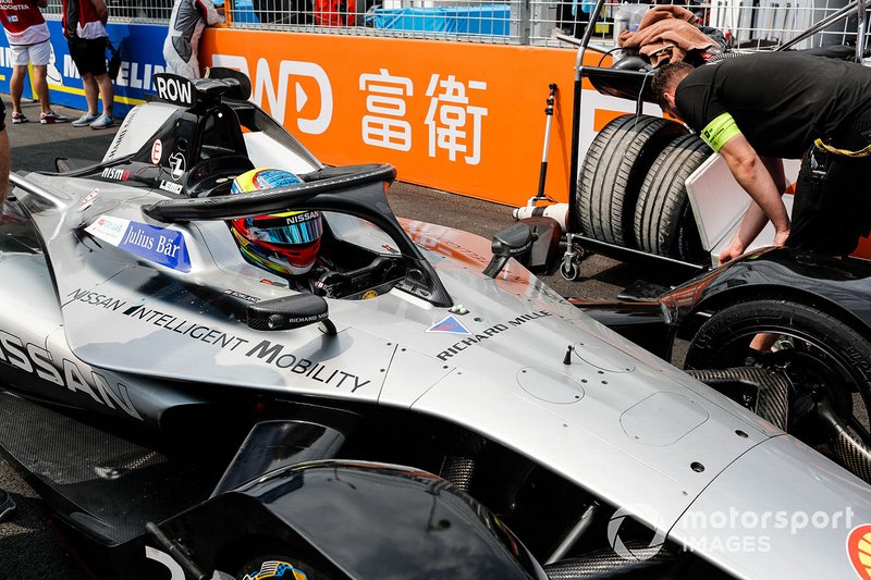 Oliver Rowland, Nissan e.Dams, Nissan IMO1, in griglia di partenza