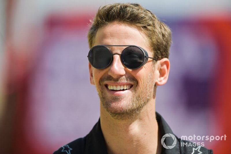 Romain Grosjean, Haas F1 arrive dans le paddock