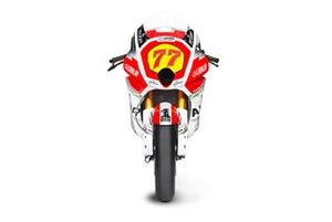 Gros plan sur la moto de Dominique Aegerter, MV Agusta F2