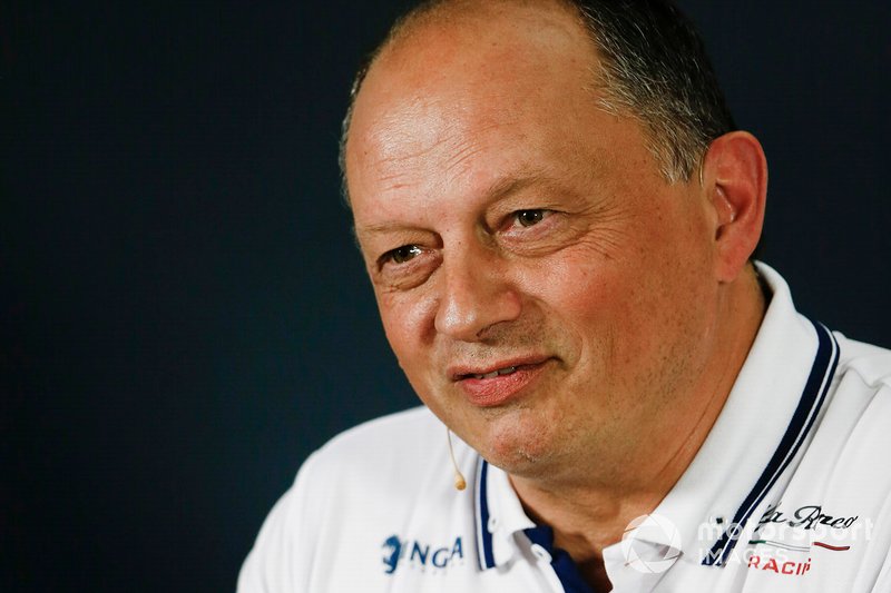 Frederic Vasseur, Team Principal, Alfa Romeo Racing, in the team principals Press Conference