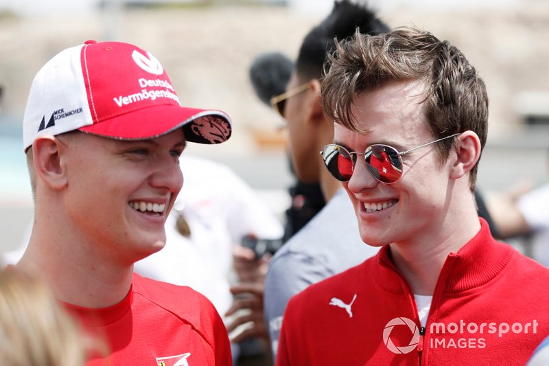 Mick Schumacher, PREMA RACING et Callum Ilott, SAUBER JUNIOR TEAM BY CHAROUZ