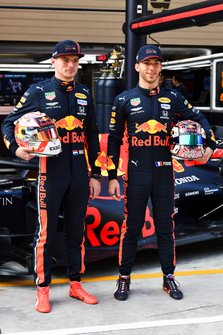 Pierre Gasly, Red Bull Racing et Max Verstappen, Red Bull Racing