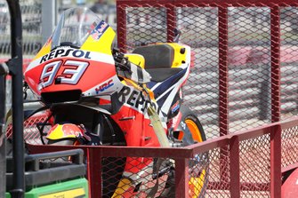 Marc Marquez, Repsol Honda Team motor na crash
