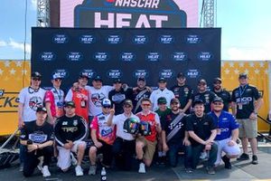 Group shot of all the drivers participating in the inaugural eNASCAR Heat Pro League season