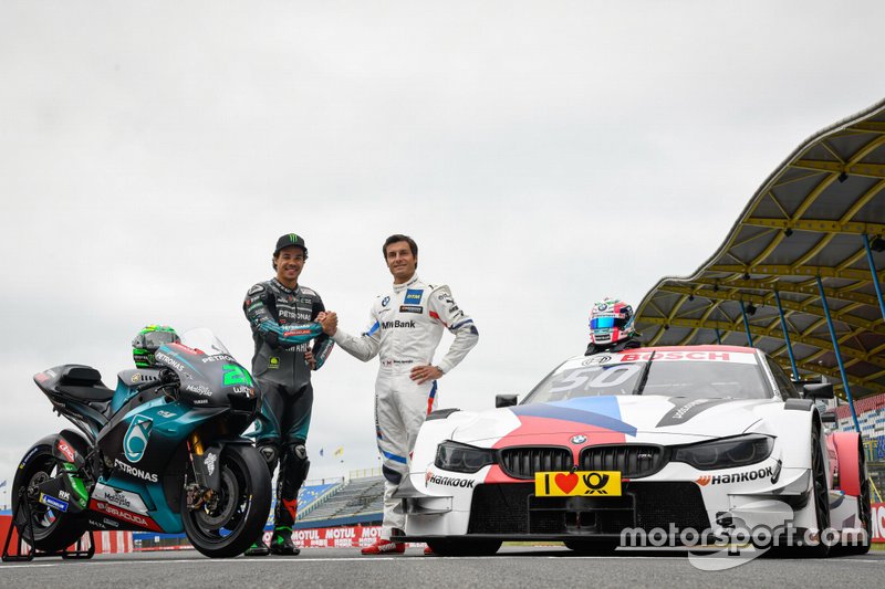 Franco Morbidelli, Petronas Yamaha SRT and Bruno Spengler, BMW M4 DTM