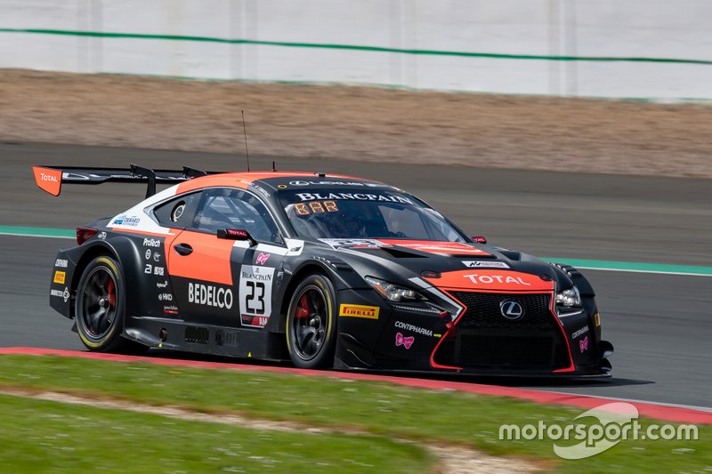 #23 Tech 1 Racing Lexus RCF GT3: Fabien Barthez, Bernard Delhez