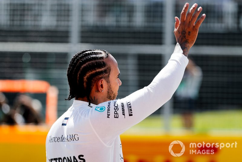 Lewis Hamilton, Mercedes AMG F1, after Qualifying