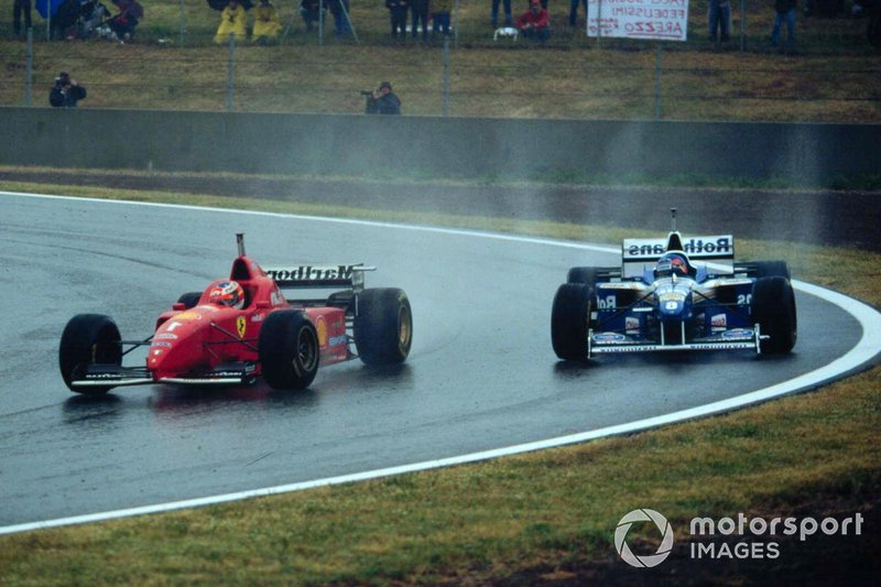 Michael Schumacher, Ferrari, Jacques Villeneuve, Williams