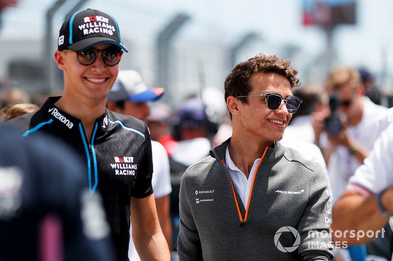 Джордж Расселл, Williams Racing, Ландо Норріс, McLaren