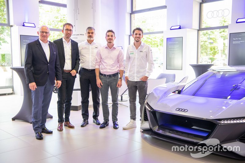 Dieter Gass, Audi Motorsport, und Daniel Abt, Audi Sport ABT Schaeffler