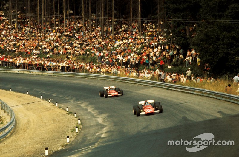 Jacky Ickx, Ferrari and Clay Regazzoni, Ferrari