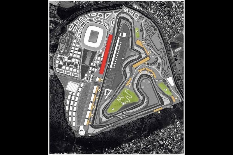 Diseño propuesto para el circuito de Río de Janeiro