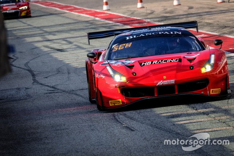 #444 HB Racing Ferrari 488 GT3: Wolfgang Triller, Florian Scholze