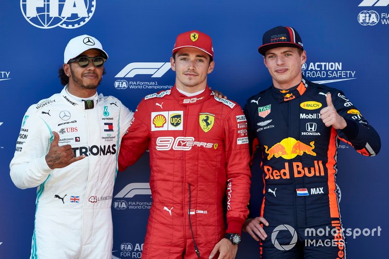 Lewis Hamilton, Mercedes AMG F1, Charles Leclerc, Ferrari, Max Verstappen, Red Bull Racing