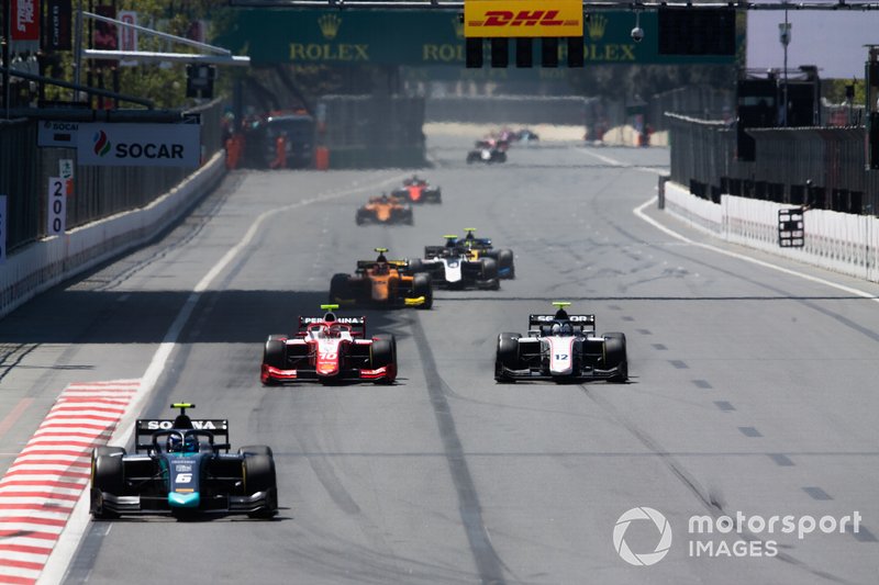 Nicholas Latifi, DAMS Sean Gelael, PREMA RACING e Juan Manuel Correa, SAUBER JUNIOR TEAM BY CHAROUZ