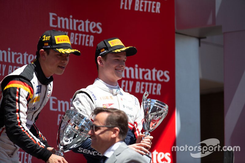 Podium: third place Callum Ilott, Sauber Junior Team By Charouz