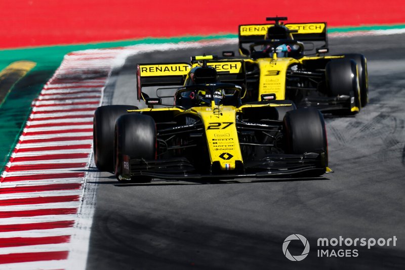 Nico Hulkenberg, Renault R.S. 19, Daniel Ricciardo, Renault R.S.19