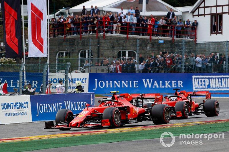 Charles Leclerc, Ferrari SF90, Sebastian Vettel, Ferrari SF90
