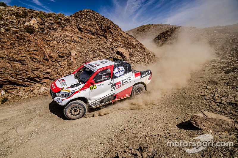 #314 Toyota Gazoo Racing Toyota Hilux: Fernando Alonso, Marc Coma