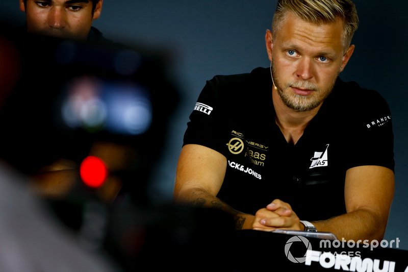 Kevin Magnussen, Haas F1 en la conferencia de prensa